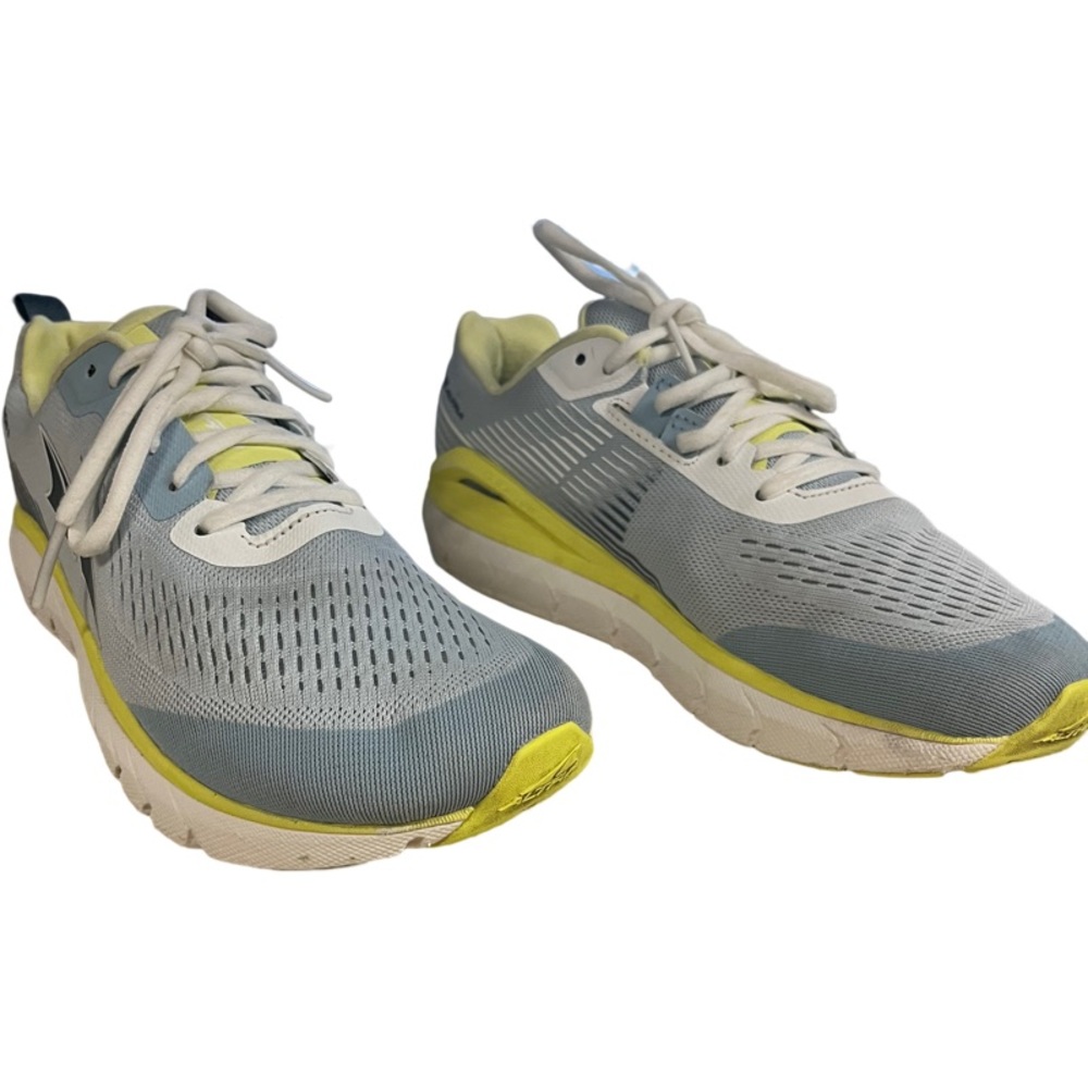 ALTRA Women's Provision 5 Running Shoes, Blue/Lime, Size 8.5